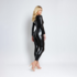 The Epic - Wetlook Catsuit - S/M - Zwart_