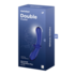 Dubbele Crystal - Glazen Dildo - Lichtblauw_