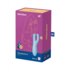 Threesome 4Plus - Lay-on Vibrator met App - Blauw_