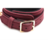 6-delige Velvet Burgundy Bondage Set met Cuffs, Collar en Belt_