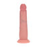 Dual Density Silicone Realistische Sliding Skin Dildo - 7 / 18,5 cm - Vlees_