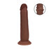 Dual Density Silicone Realistische Sliding Skin Dildo - 8 / 20,5 cm - Bruin_