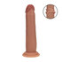 Dual Density Silicone Realistische Sliding Skin Dildo - 8 / 20,5 cm - Tan_