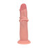 Dual Density Silicone Realistische Sliding Skin Dildo - 6 / 15,5 cm - Vlees_