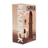 Dual Density Silicone Realistische Glijdende Huid Dildo - 7 / 18,5 cm - Bruin_