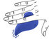 Ergo Grip - Lay On Massager - Blauw_