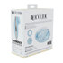 Dreamsicle - Compact AirTap Vibrator met Twee Hoofdaccessoires - Blauw_
