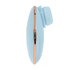 Dreamsicle - Compact AirTap Vibrator met Twee Hoofdaccessoires - Blauw_