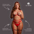 Stupid Cupid - Heart Open Set - Queen Size - Red_
