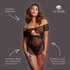 Olympia - Babydoll - One Size - Black_