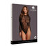 Roxy - Sexy Leopard Mesh Crotchless Bodysuit - One Size - Black_