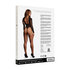 Roxy - Sexy Leopard Mesh Crotchless Bodysuit - One Size - Black_
