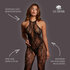 Matilda - Lace Bodystocking - One Size - Black_