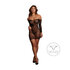 Matilda - Lace Mini Dress - One Size - Black_
