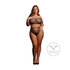 Melia - Open Work Set - Queen Size - Black_