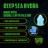 Diepzee Hydra - Siliconen Dildo - Blauw_