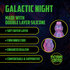 Galactic Night Fiend - Siliconen Dildo - Paars_