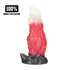Space Night Fiend - Siliconen Dildo - Rood/Wit_