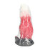Space Night Fiend - Siliconen Dildo - Rood/Wit_