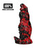 Hell Night Fiend - Siliconen Dildo - Rood/Zwart_