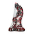 Hell Invader - Siliconen Dildo - Rood/Zwart_