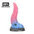 Kraken's Lick - Siliconen Dildo - Blauw/Rood_