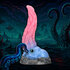 Kraken's Lick - Siliconen Dildo - Blauw/Rood_