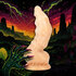 Gouden Alien Indringer - Siliconen Dildo - Goud_