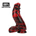 Dark Lycan Spawn - Siliconen Dildo - Rood/Zwart_