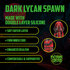 Dark Lycan Spawn - Siliconen Dildo - Rood/Zwart_