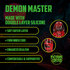 Demon Master - Siliconen Dildo - Rood/Zwart_