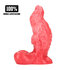 Hell Ravager - Siliconen Dildo - Rood_