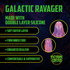 Galactic Ravager - Siliconen Dildo - Paars_
