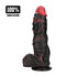 Infernal Demon - Siliconen Dildo - Rood/Zwart_