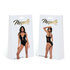 Fenna - Bodysuit - S/M - Glanzend Zwart_