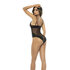 Fenna - Bodysuit - S/M - Glanzend Zwart_
