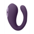 Yoko - Triple Action Vibrator Dual Prongs met Clitoral Pulse Wave_