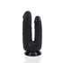 Double Trouble Dildo 5/6 - 12,7/15,2 cm - Zwart_