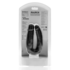 U Vormige Dubbele Dildo 5 / 12,7 cm - Zwart_