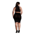 Kala XXXVII - Twee Delige Set met Coltrui, Crop Top en Rok - Plus Size_