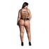 Helike XLV - Twee Delig met Open Cups, Crop Top en Pantie - Plus Size_