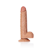 Rechtdoorlopende Realistische Dildo met Ballen en Zuignap - 8 / 20,5 cm_