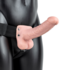 Vibrerende Hollow Strap-On met Ballen - 7 / 18 cm_