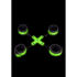 Hand- en enkelboeien met hogtie - Glow in the Dark_