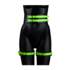 Dijbanden met riem en handboeien - Glow in the Dark - L/XL_