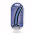 Zachte Silicone G-Spot Dildo - 7'' / 17 cm - Metallic Blauw_