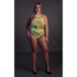 Body met Griekse Halslijn - Plus Size - Neon Groen_