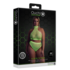 Turtle Neck en High Waist Slip - Plus Size - Neon Groen_