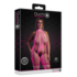 Bodystocking met Halterneck - Plus Size - Neon Roze_