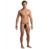 G-string met ring aan de voorkant - One Size - Zwart_